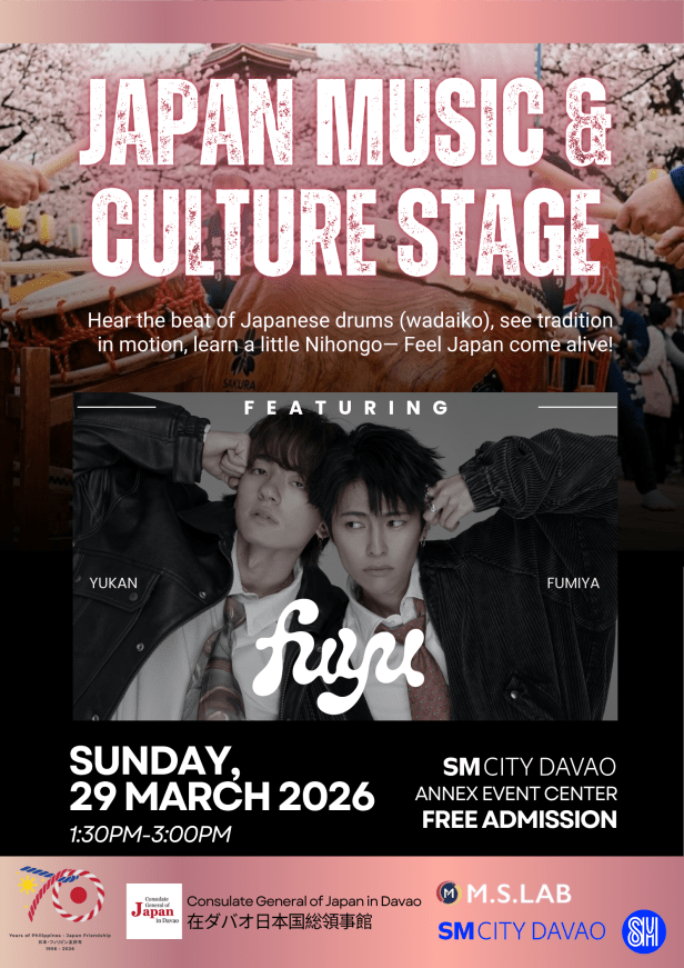 Fumiya & Yukan Light Up Davao at Japan Music & Culture&nbsp;Stage