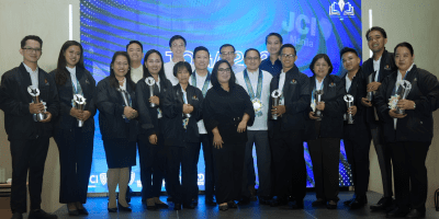 EastWest and JCI Manila with the ten TOGA awardees