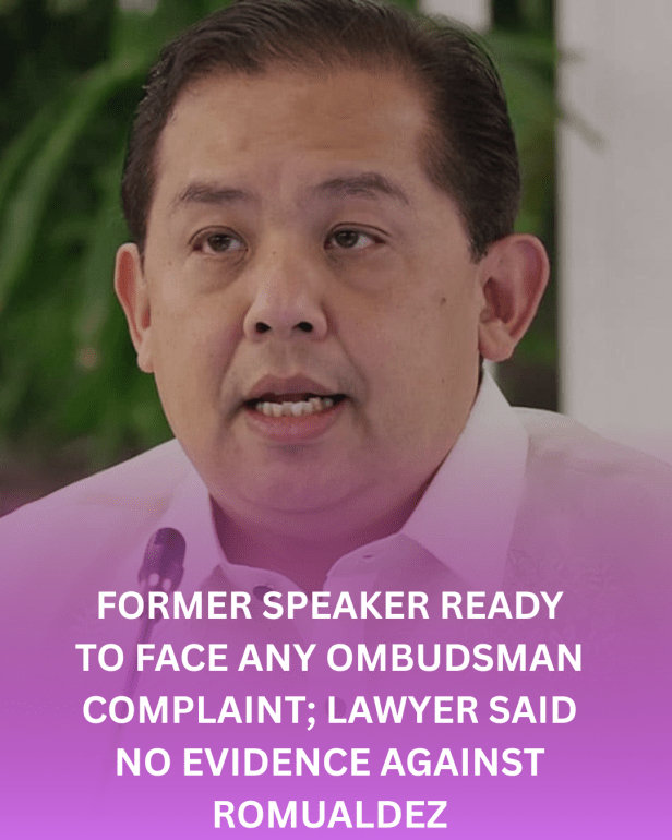 Former Speaker ready to face any Ombudsman complaint; lawyer said no evidence against&nbsp;Romualdez