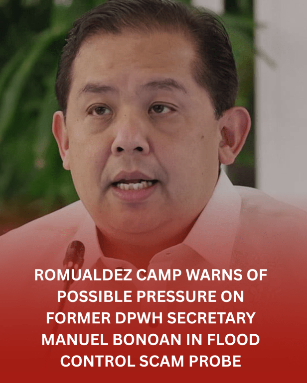 Romualdez Camp Warns of Possible Pressure on Former DPWH Secretary Manuel Bonoan in Flood Control Scam&nbsp;Probe
