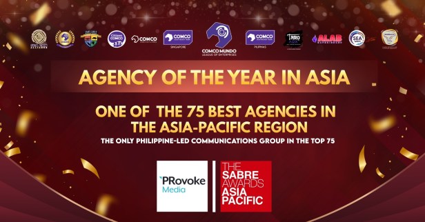 PRovoke Media names COMCO Mundo as Agency of the Year in Asia and among 75 Best Agencies in the region at the SABRE APAC Awards&nbsp;2026