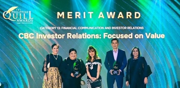 Chinabank wins Quill awards for Investor Relations program and beauty queen campaign for My&nbsp;CBC