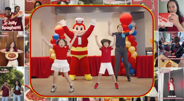Argus Aspiras, Kelsey Lasam and Jollibee leadsnew Jolly Spaghetti TikTok dance&nbsp;challenge