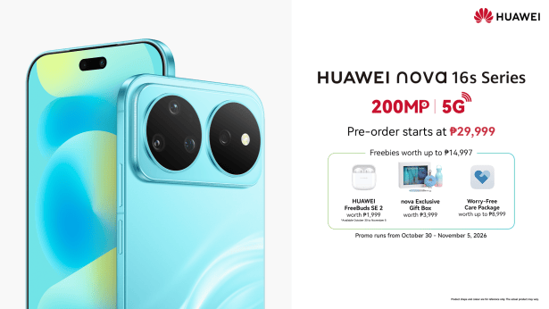 The King of AI Selfies: Capture 100% True-to-Color Moments with the HUAWEI nova 16s Series—Pre-Order Now Starting at&nbsp;PHP29,999!